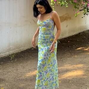 ZARA BLOGGER FAVORITE PRINTED TULLE MIDI DRESS